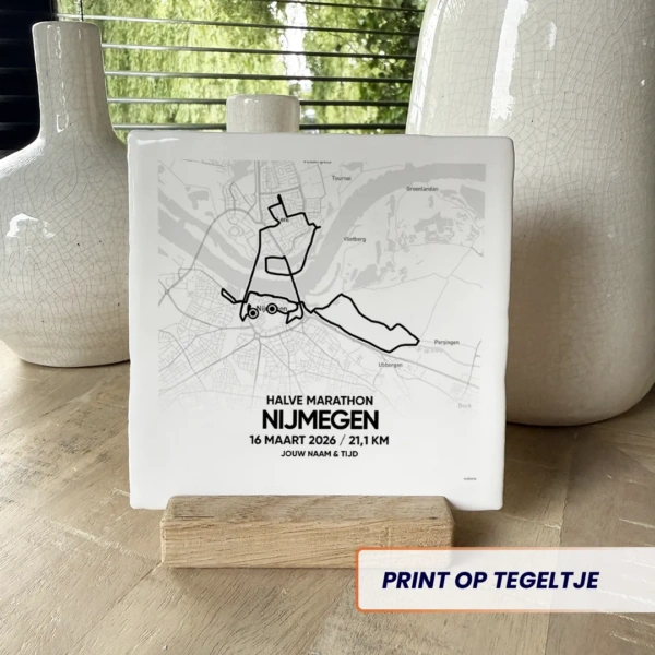 Nijmegen halve marathon 2026 tegeltje