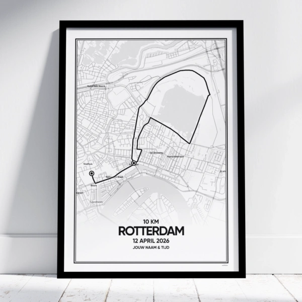 Rotterdam marathon 10 km 2026 poster
