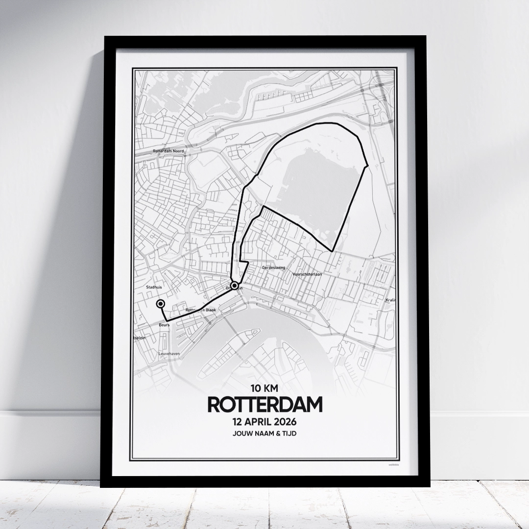 Rotterdam marathon 10 km 2026 poster