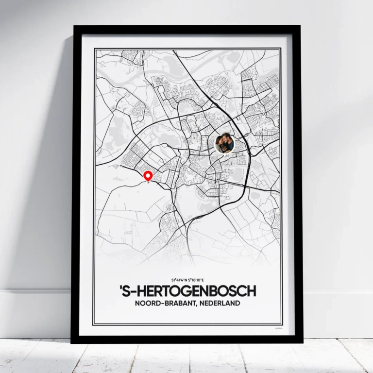 Stadskaart Den Bosch : 's-Hertogenbosch poster