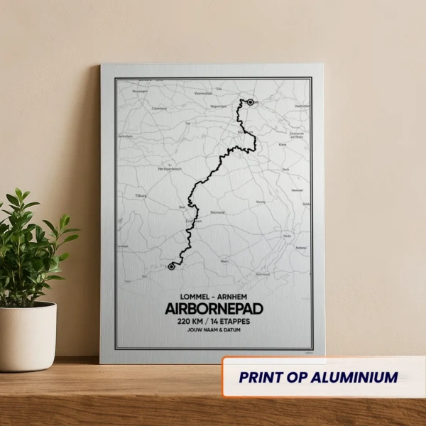 Airbornepad aluminium print