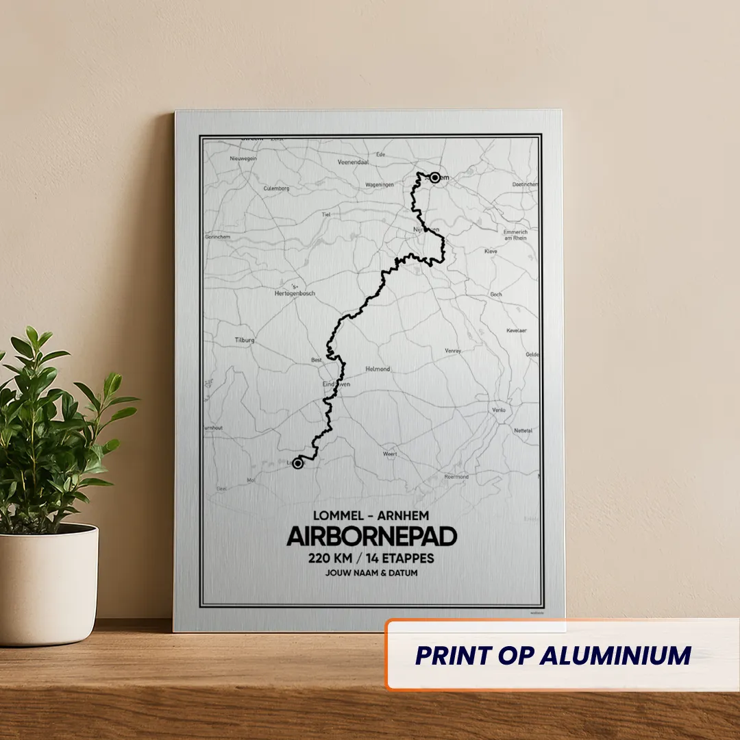 Airbornepad aluminium print
