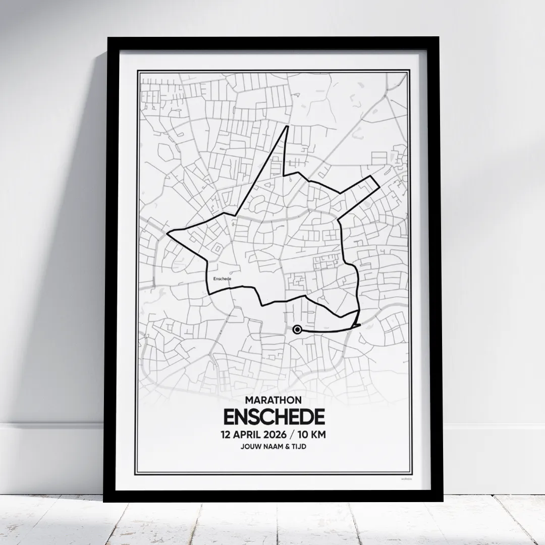 Enschede 10 km 2026 poster