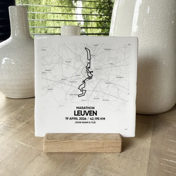 Leuven marathon 2026 tegeltje