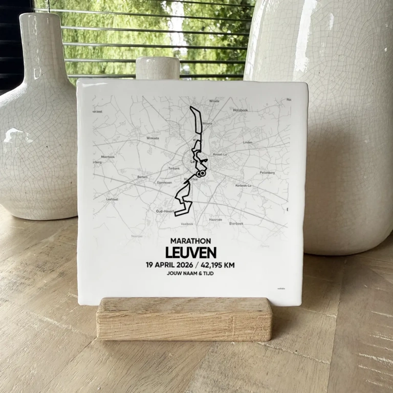 Leuven marathon 2026 tegeltje