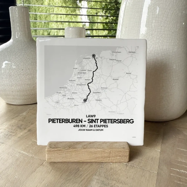 pieterpad aandenken tegeltje