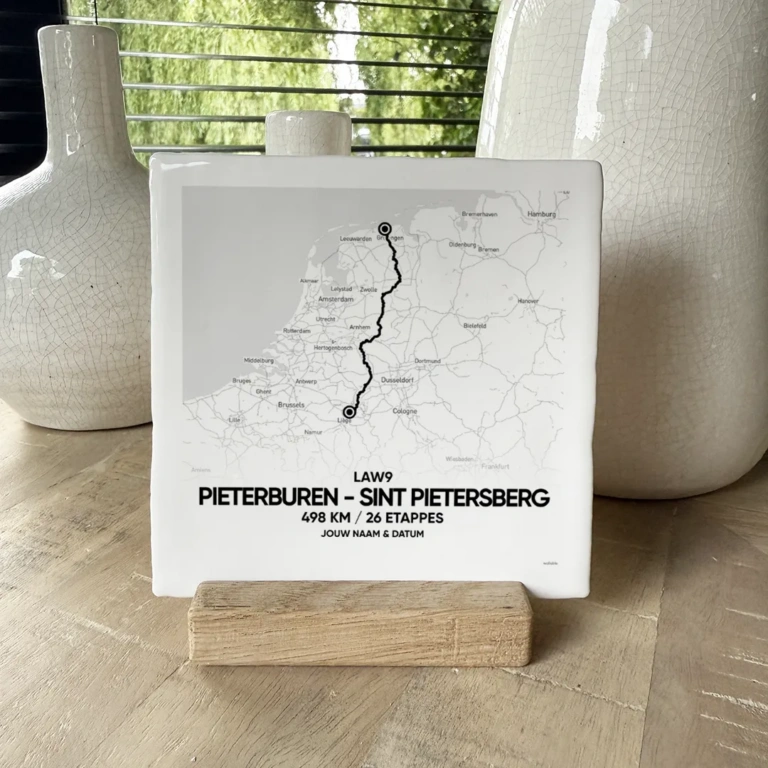 pieterpad aandenken tegeltje