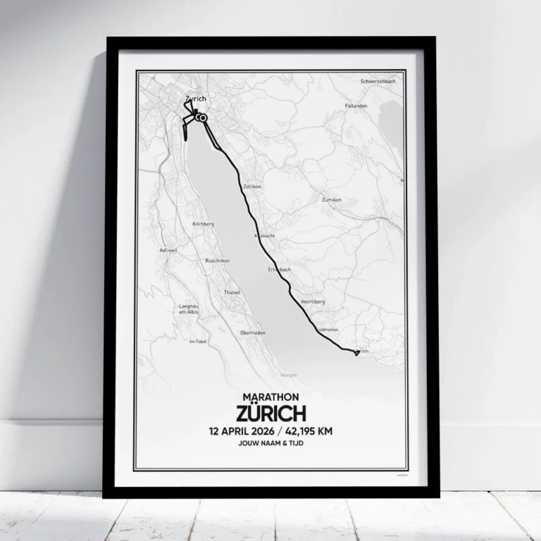 Zurich marathon 2026 poster