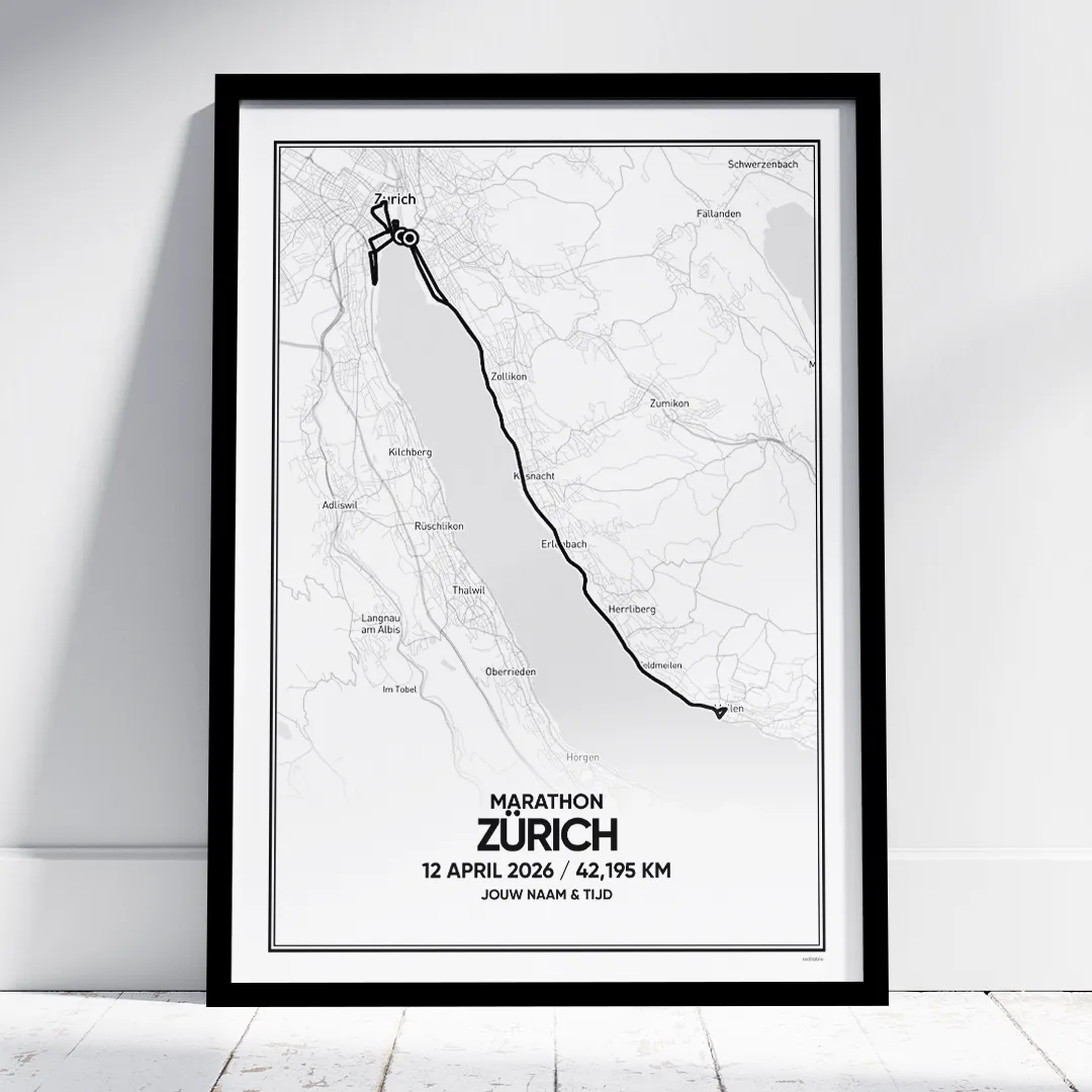 Zurich marathon 2026 poster
