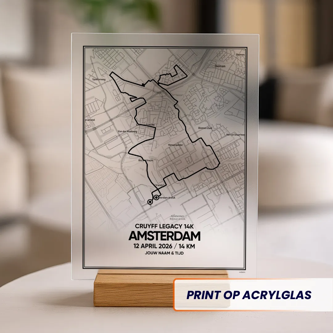 Cruyff Legacy 14K 2026 acrylglas print