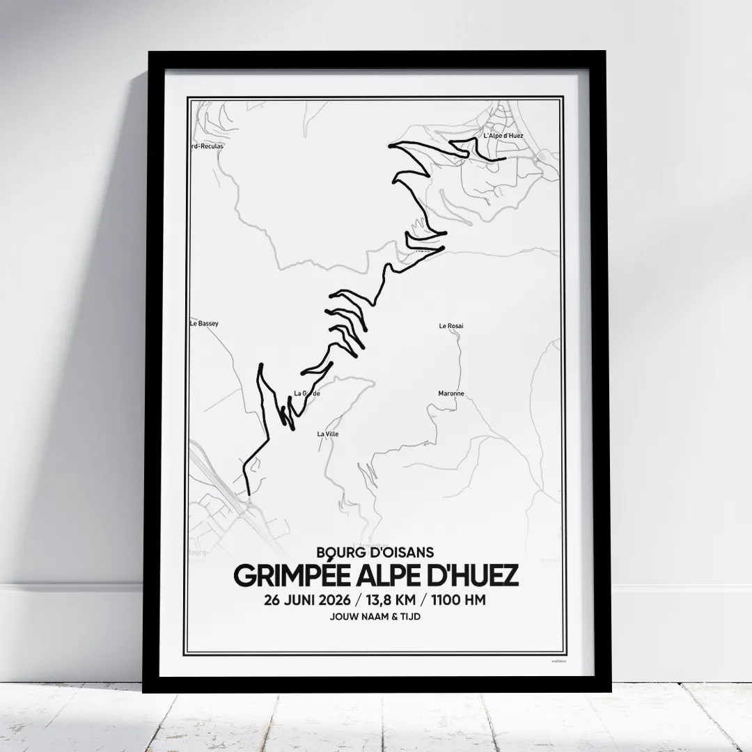 Grimpée Alpe d'Huez 2026 poster Grimpée Alpe d'Huez 2026 poster