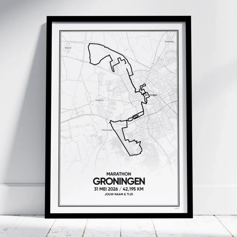 Groningen marathon 2026 poster