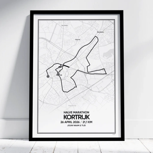 kortrijk halve marathon 2026 poster