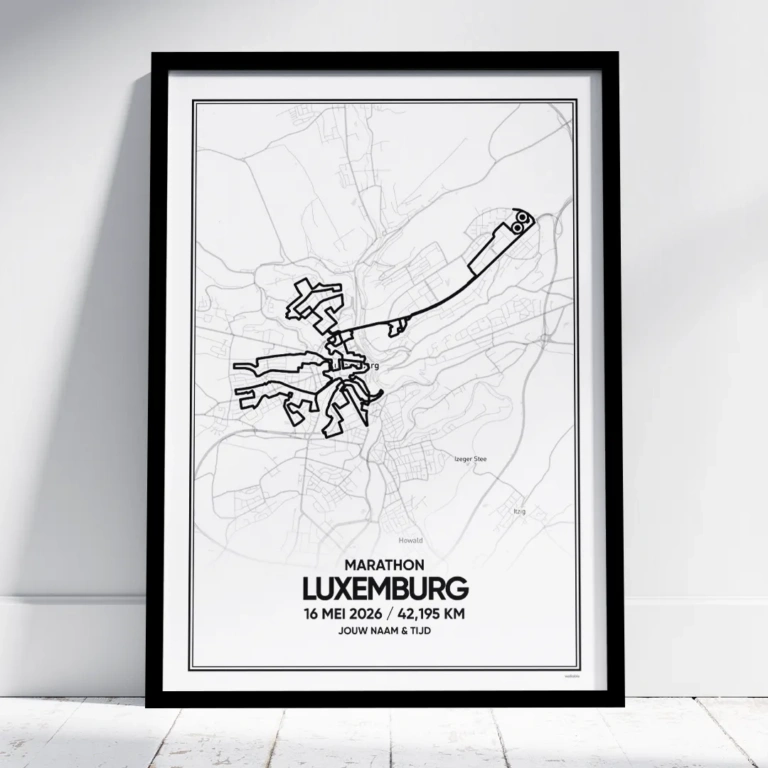 Luxemburg marathon 2026 poster