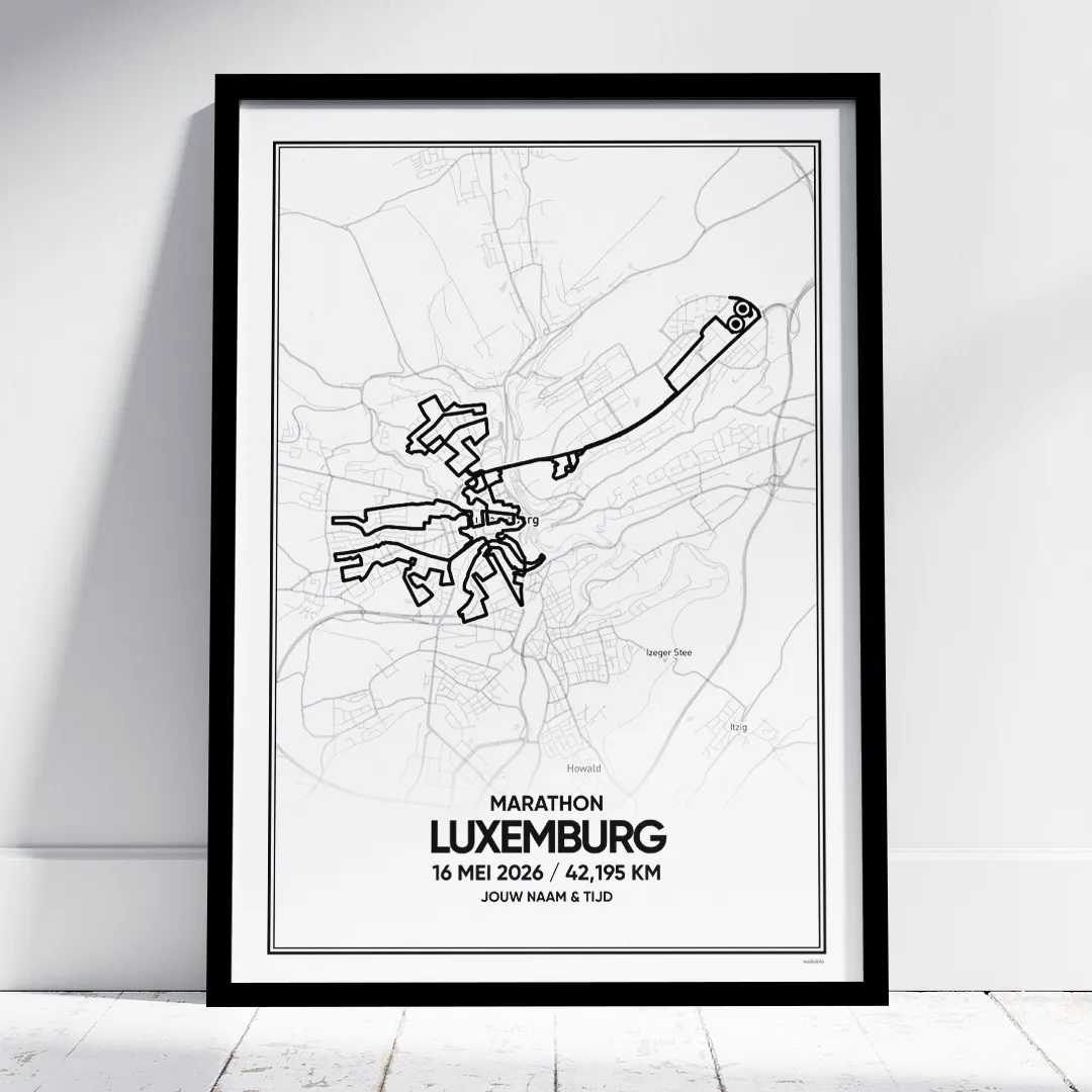 Luxemburg marathon 2026 poster