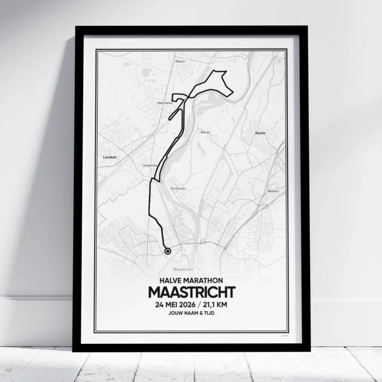 Maastricht halve marathon 2026 poster