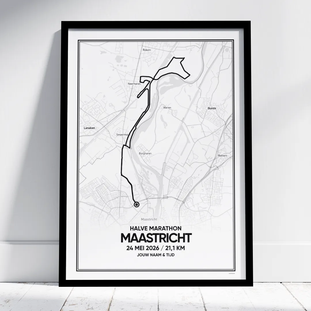 Maastricht halve marathon 2026 poster