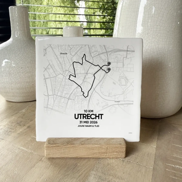 Utrecht 10 km 2026 tegeltje