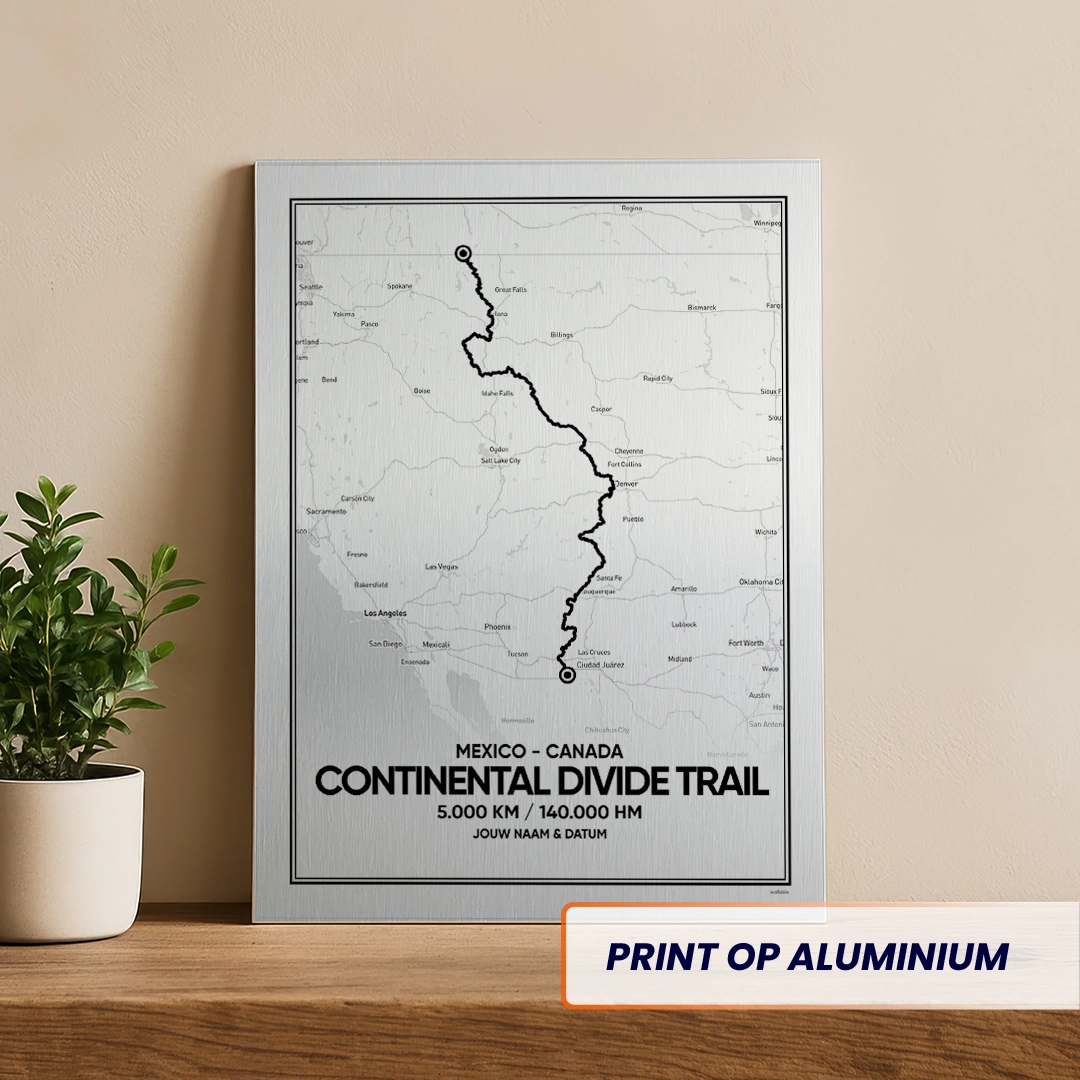 Continental Divide Trail aluminium print