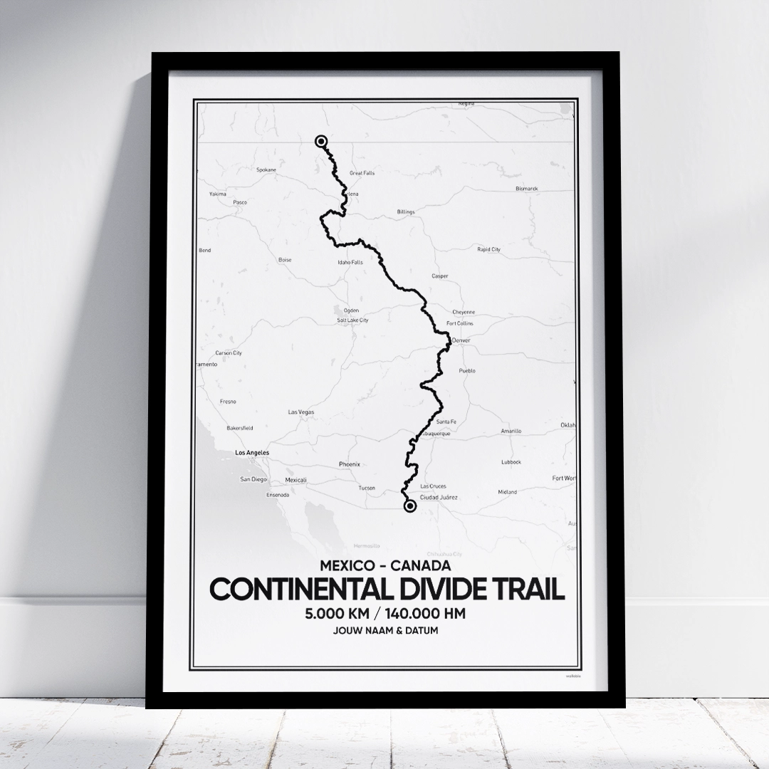Continental Divide Trail poster Continental Divide Trail poster