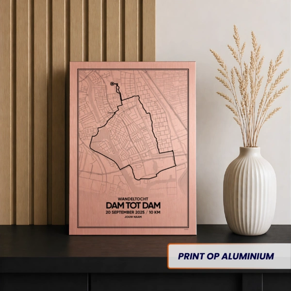 Dam tot Dam wandeltocht 2025 aluminium print