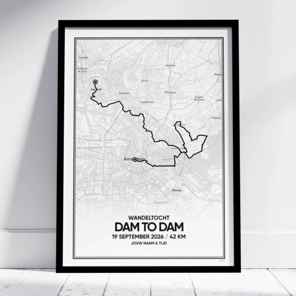 Dam tot dam Wandeltocht 42km 2026 poster