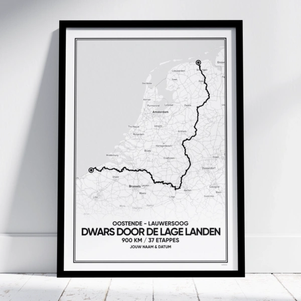 Dwars door de lage landen 1 poster