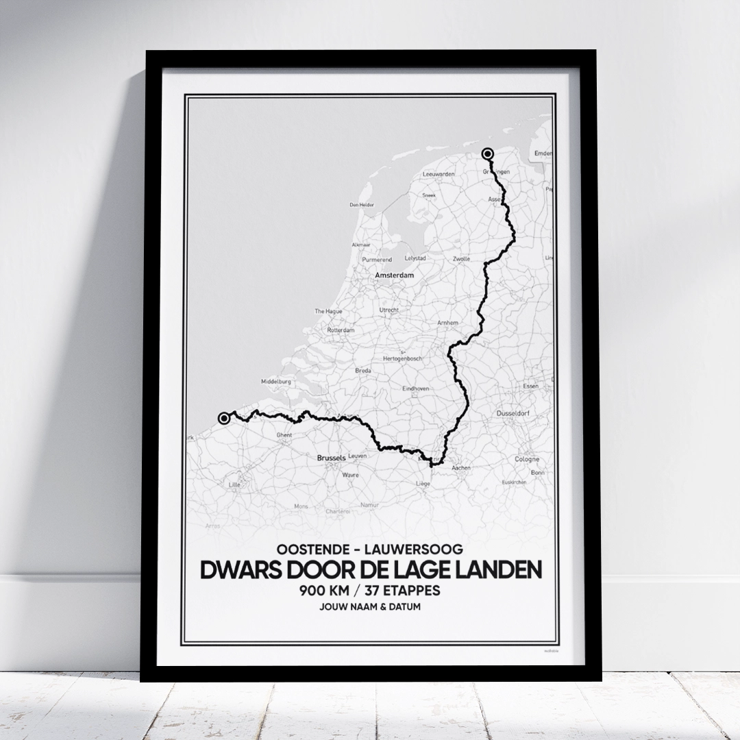 Dwars door de lage landen 1 poster Dwars door de lage landen 1 poster