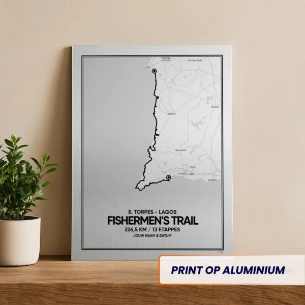 Fishermen’s Trail aluminium print