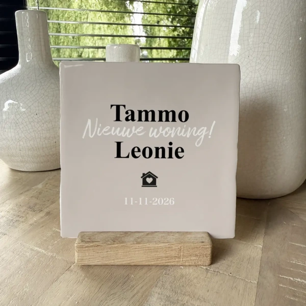 Housewarming tegeltje het perfecte nieuw huis cadeau!