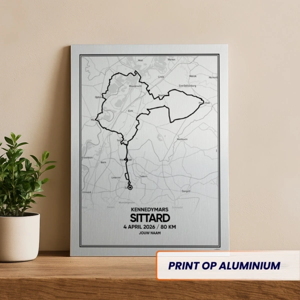 Kennedymars Sittard 2026 aluminium print