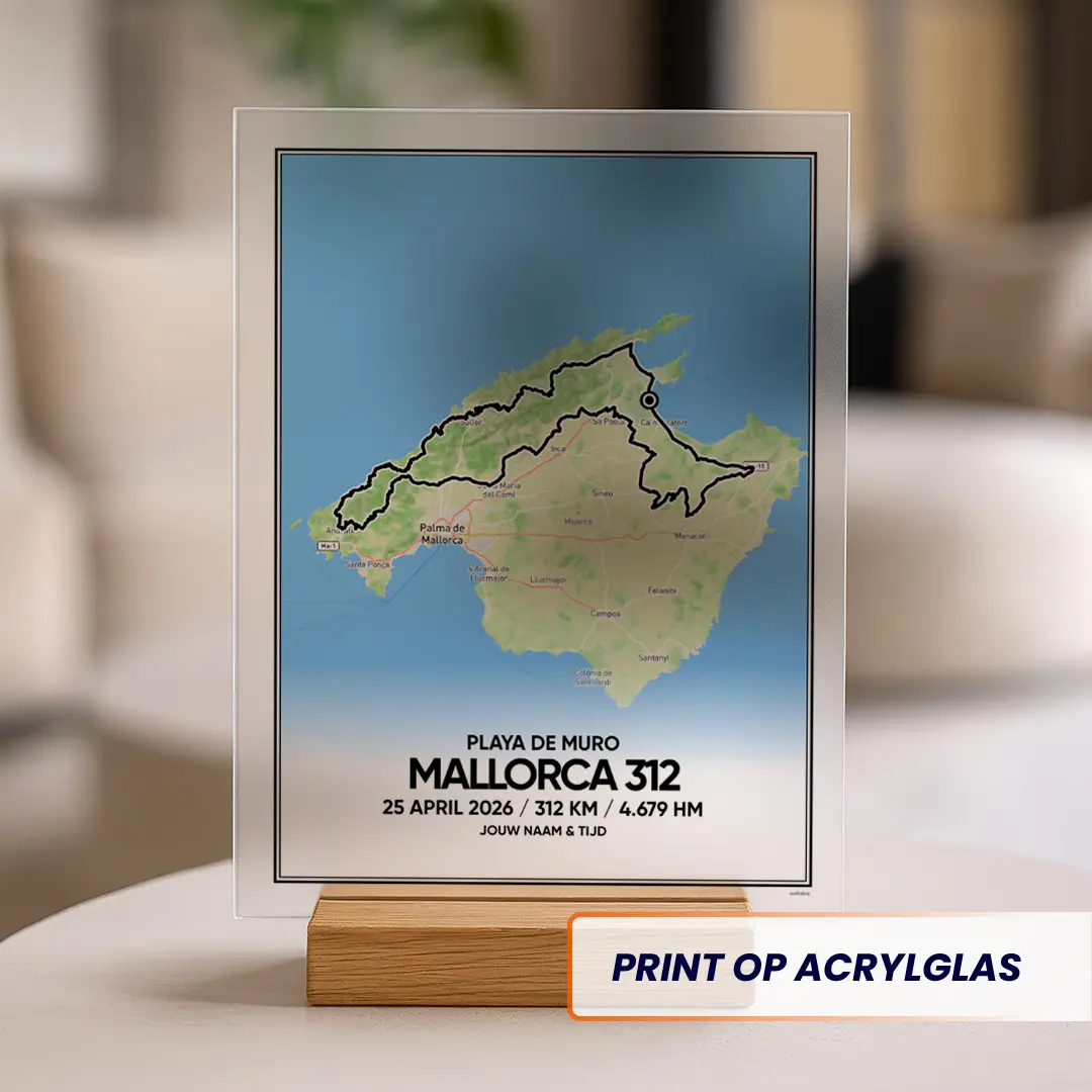 Mallorca 312 2026 acrylglas print kleur
