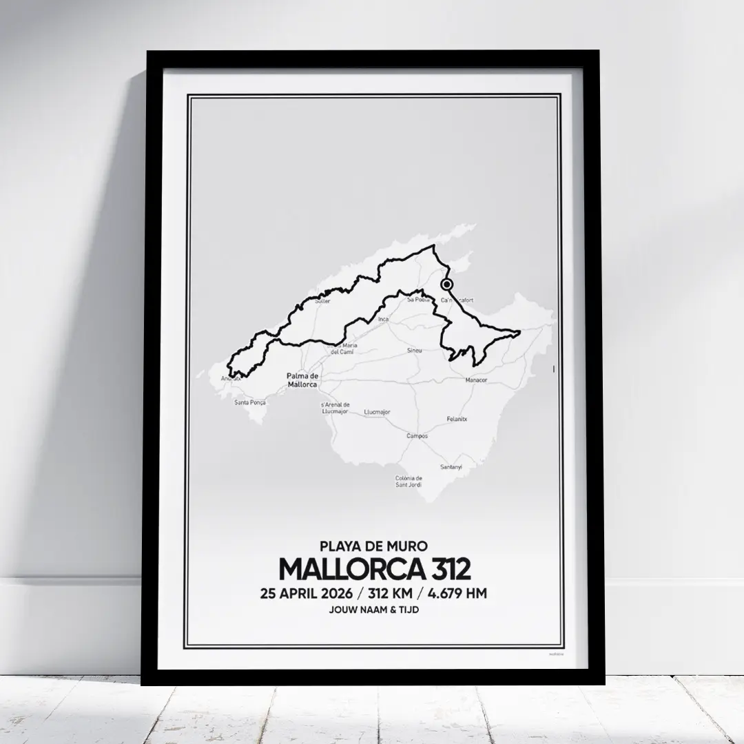 Mallorca 312 2026 poster kleur Mallorca 312 2026 poster kleur