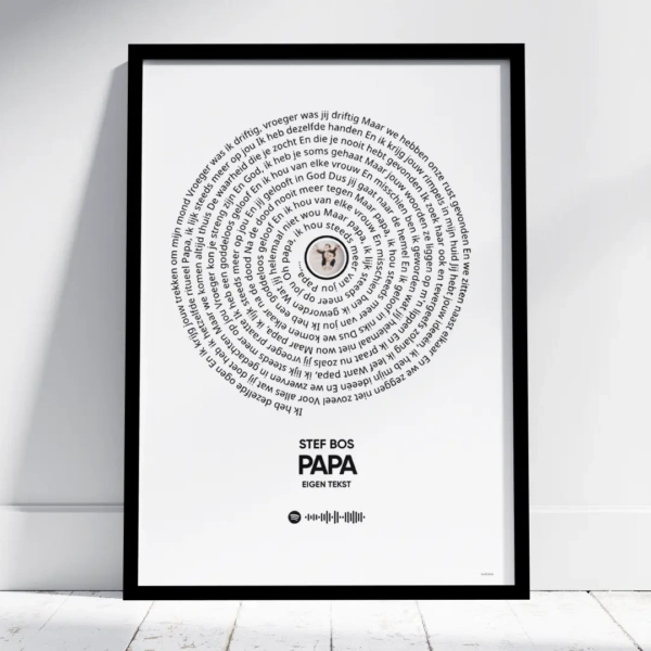 Papa songtekst print