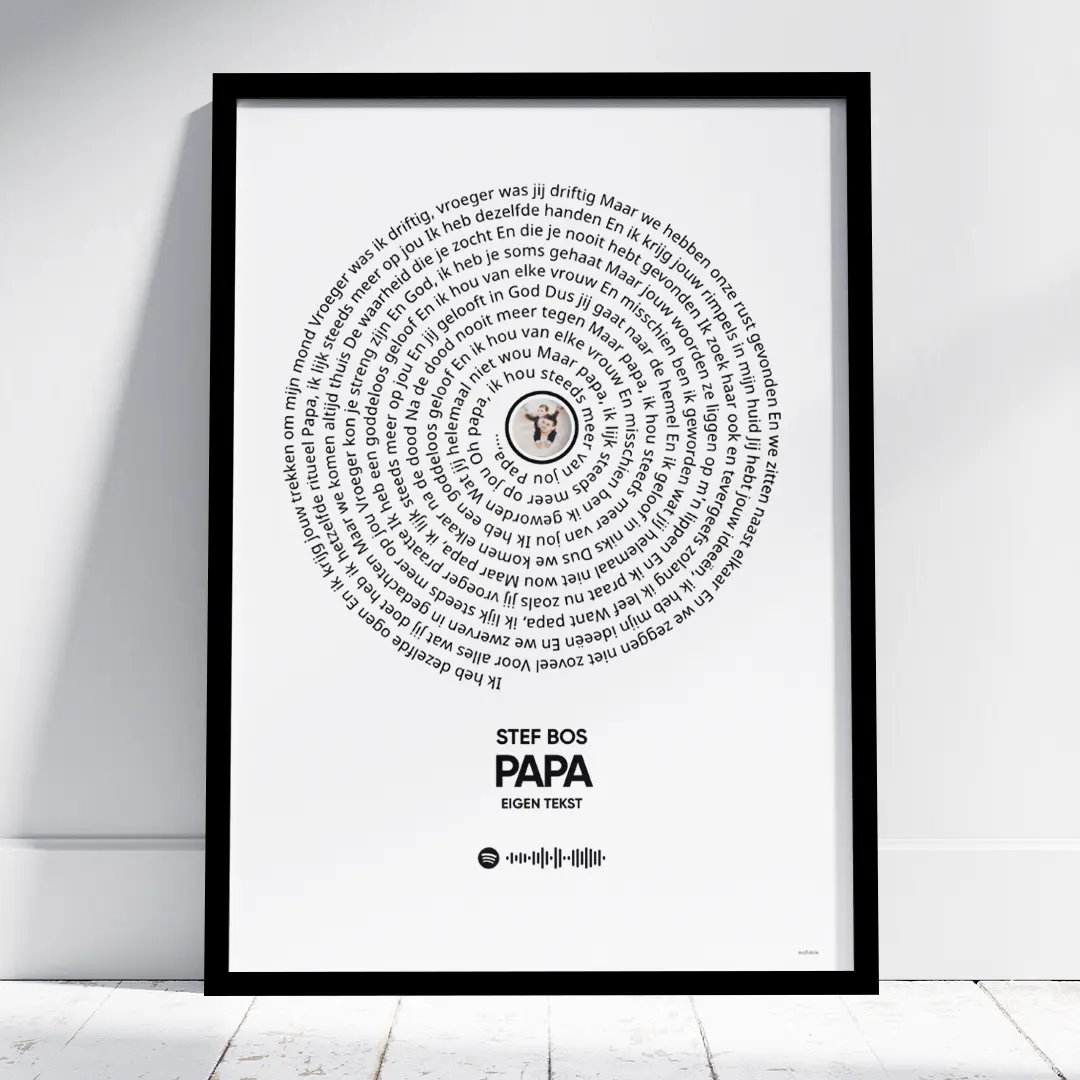 Papa songtekst print Papa songtekst print