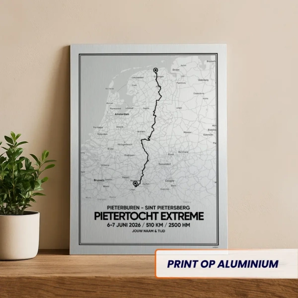 Pietertocht Extreme 2026 aluminium print