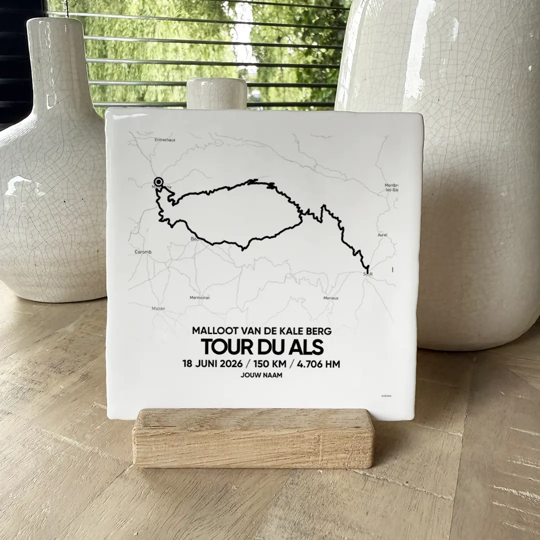 Tour du ALS Malloot van de Kale Berg 2026 tegeltje Tour du ALS Malloot van de Kale Berg 2026 tegeltje