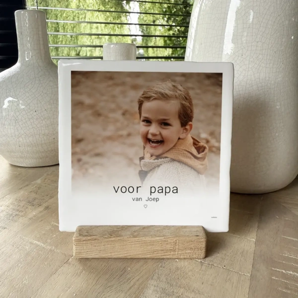 Vaderdag foto tegeltje