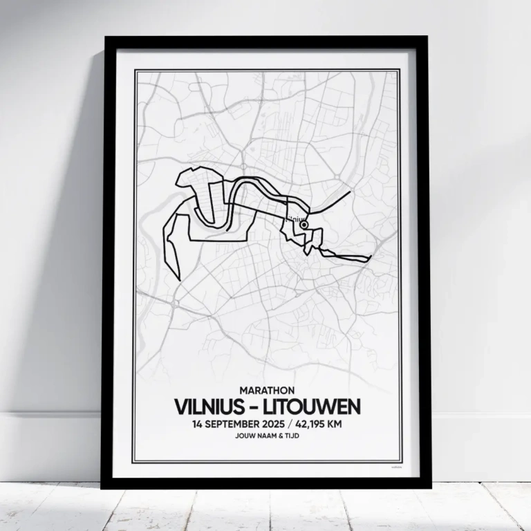 Vilnius - Litouwen marathon 2026 print