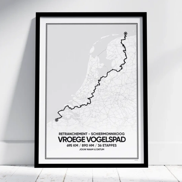 Vroege Vogelspad Schiermonnikoog poster