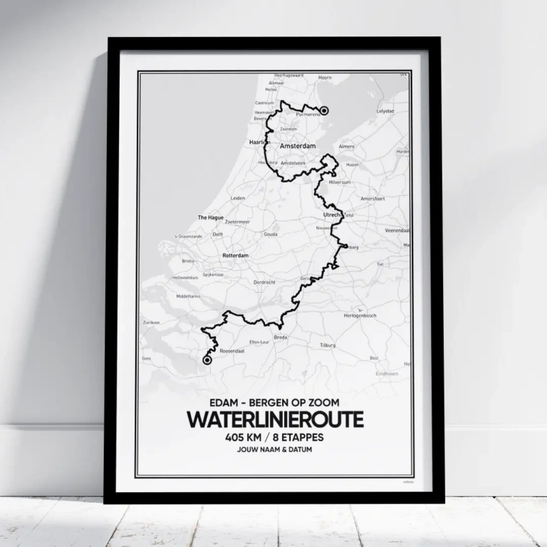 Waterlinieroute poster
