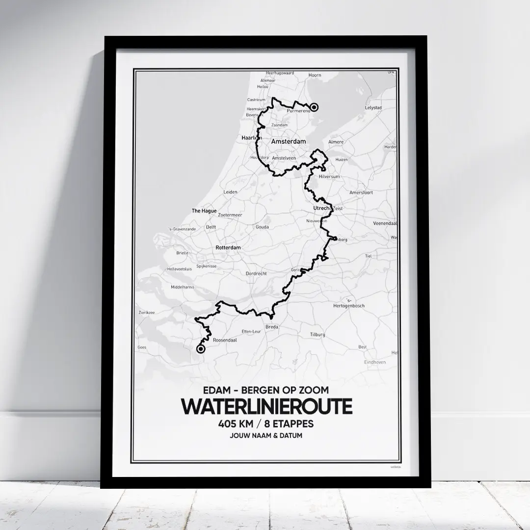 Waterlinieroute poster