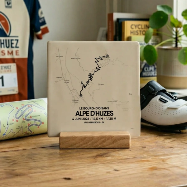 alpe d'huzes 2026 tegeltje