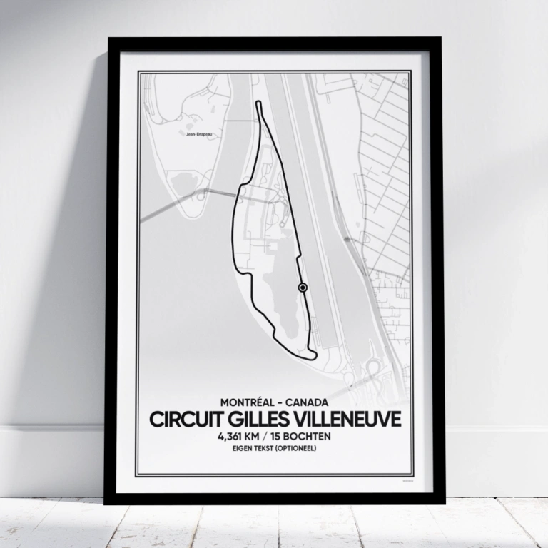 Circuit Gilles Villeneuve poster