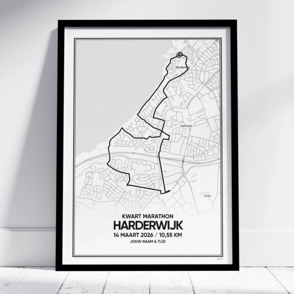 Harderwijk kwart marathon 2026 poster