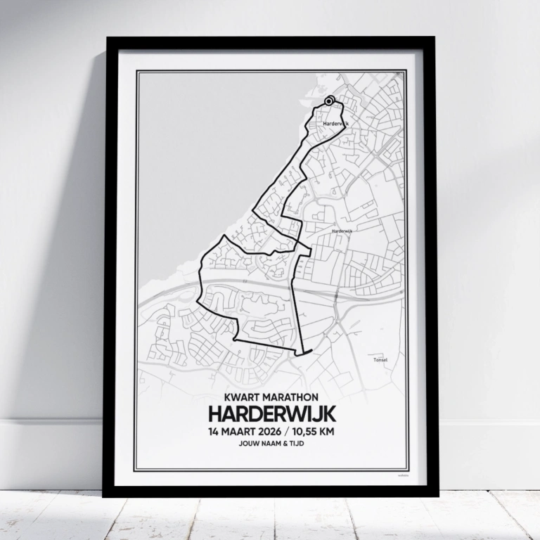 Harderwijk kwart marathon 2026 poster