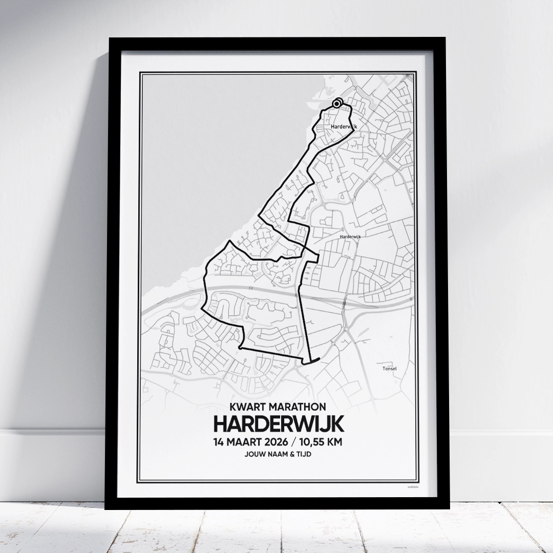 Harderwijk kwart marathon 2026 poster Harderwijk kwart marathon 2026 poster