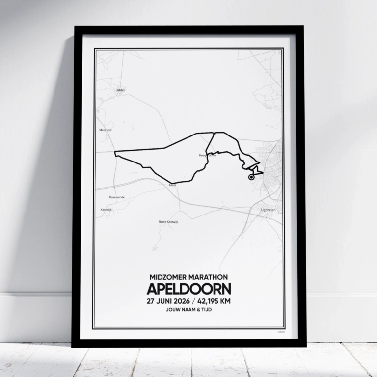 Apeldoorn midzomer marathon 2026 poster
