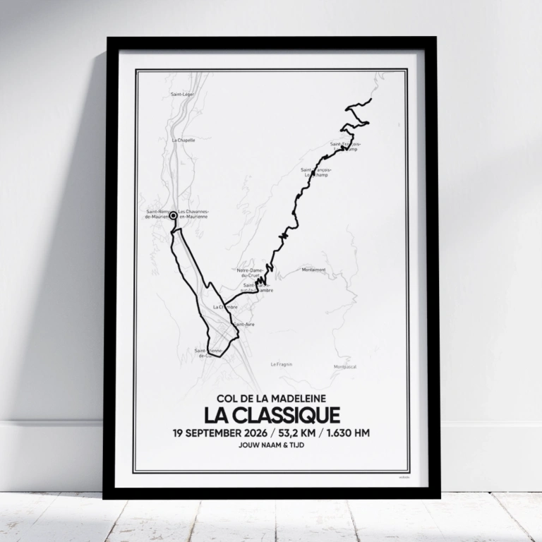 Col de la Madeleine - La Classique print
