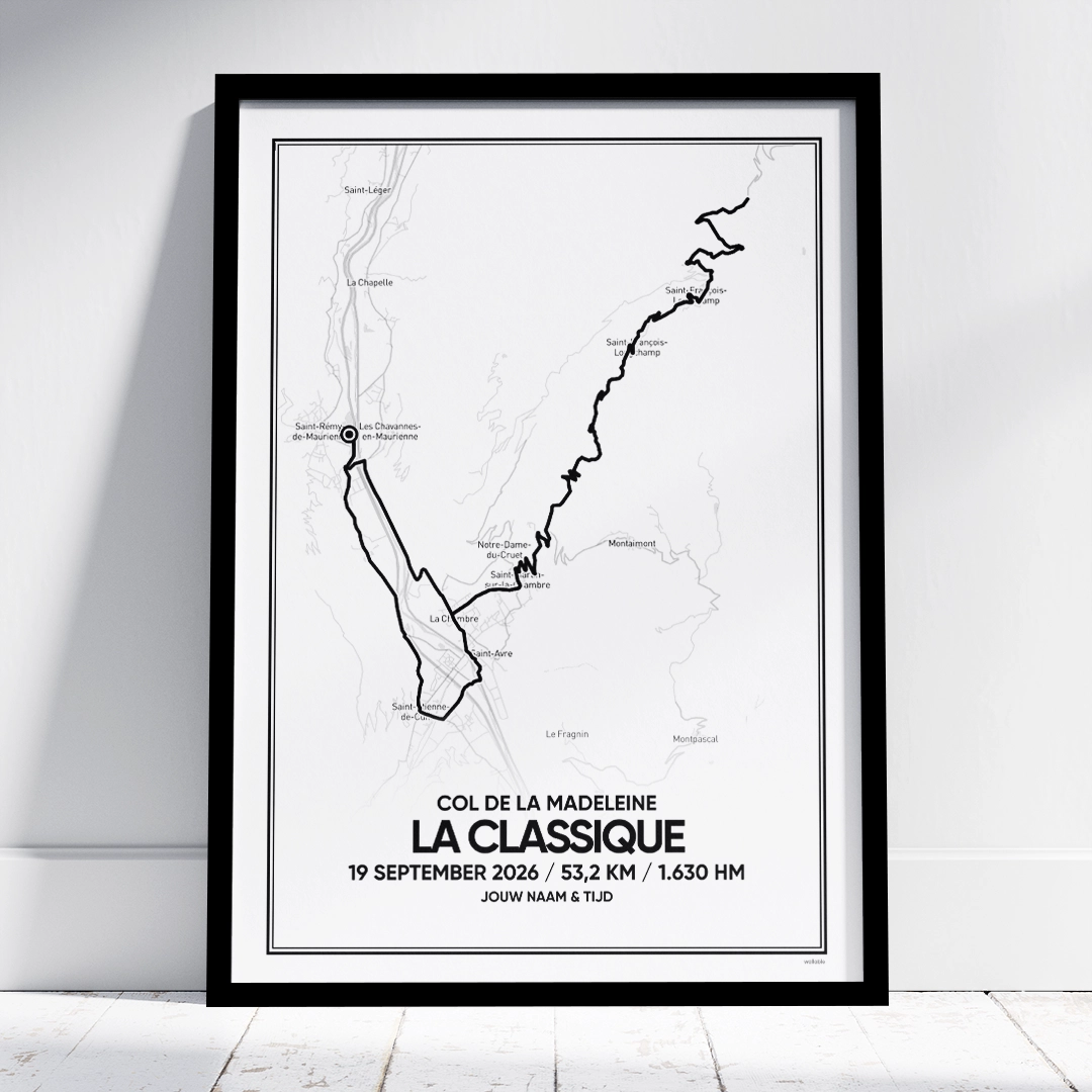 Col de la Madeleine - La Classique print